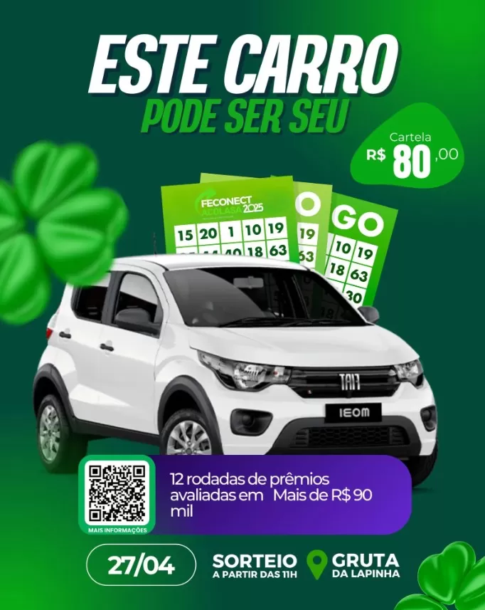 Acolasa realiza maior show de sorteios da história de Lagoa Santa com mais de R$ 90 mil em prêmios