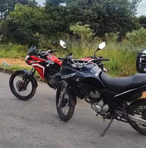 Polícia Militar recupera duas motocicletas furtadas em mata no bairro Palmital em Lagoa Santa