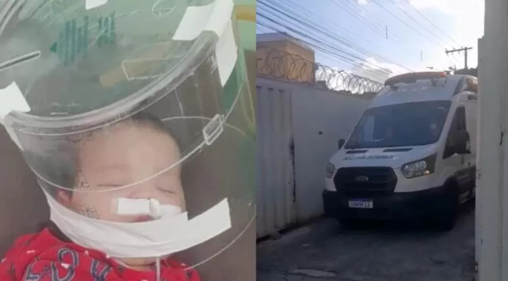 Bebê com bronquiolite é transferida para hospital em BH após mobilização da família