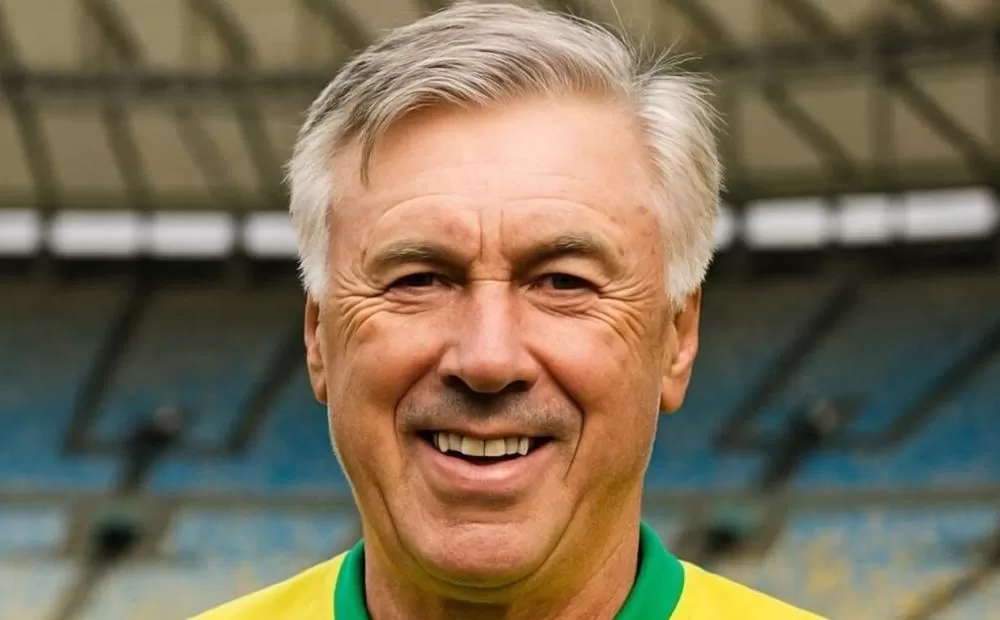 CBF viaja a Madrid para alinhar primeira convocação de Ancelotti à frente da seleção brasileira