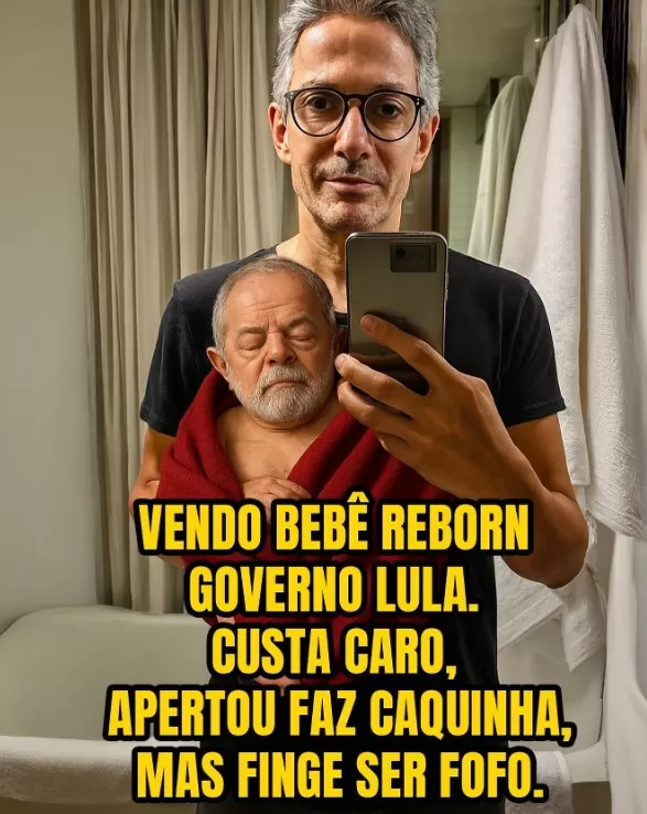 Zema intensifica ataques a Lula e compara governo a “bebê reborn” nas redes sociais
