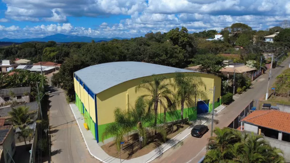 Ginásio da Lagoinha de Fora é revitalizado e será entregue à população neste sábado em Lagoa Santa