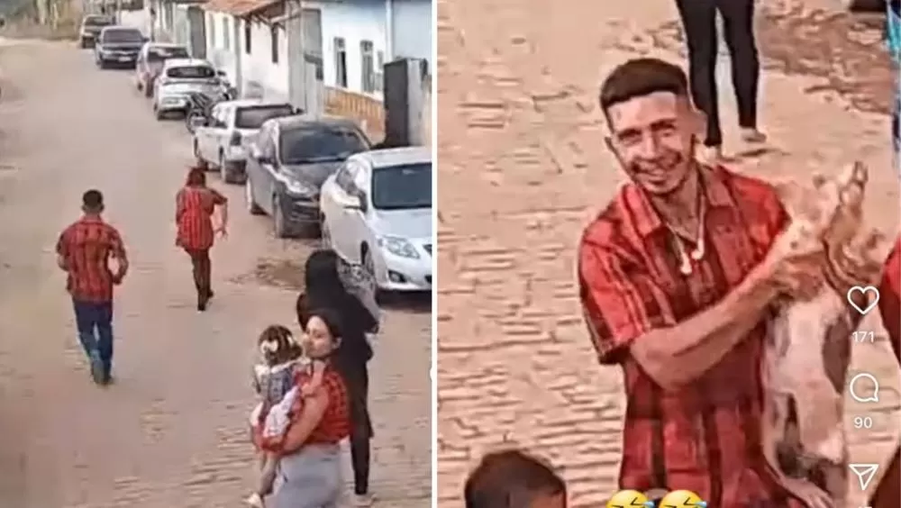 Leitoa que seria prêmio de bingo foge durante festa junina escolar em Minas