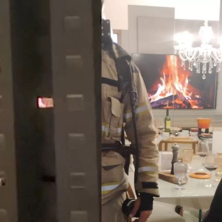 ‘Lareira virtual’ é confundida com incêndio e mobiliza bombeiros em Nova Lima