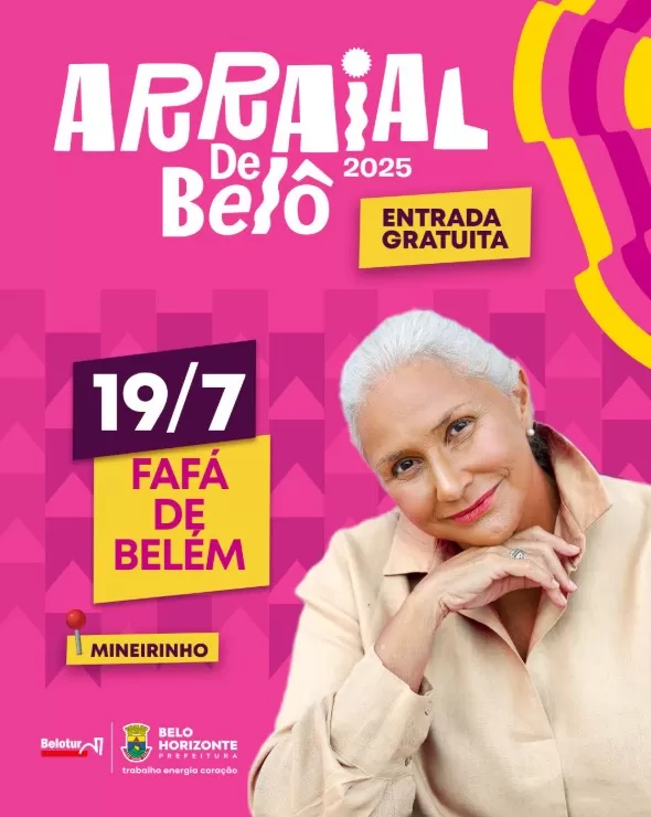 Fafá de Belém e Geraldo Azevedo encerram Arraial de Belô com grandes shows no Mineirinho