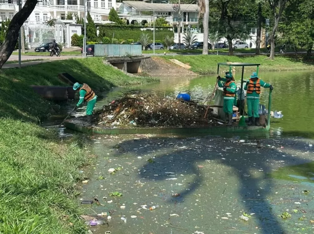 841 toneladas de lixo são retiradas da Lagoa da Pampulha entre garrafas PET e animais mortos
