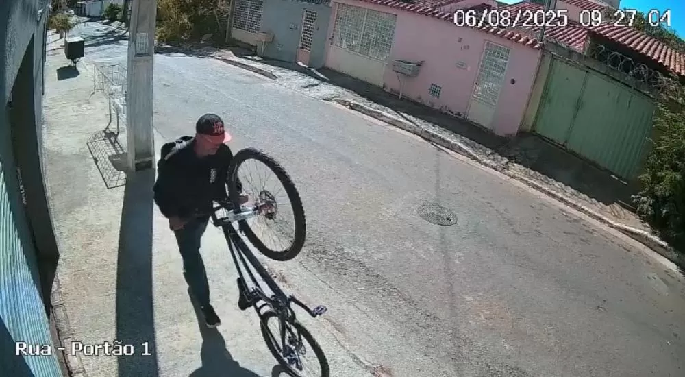 Homem invade condomínio e furta bicicleta em Lagoa Santa