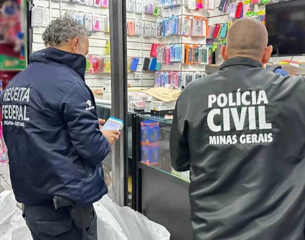 Shopping popular e lojas da Savassi são alvo de operação contra venda de celulares roubados