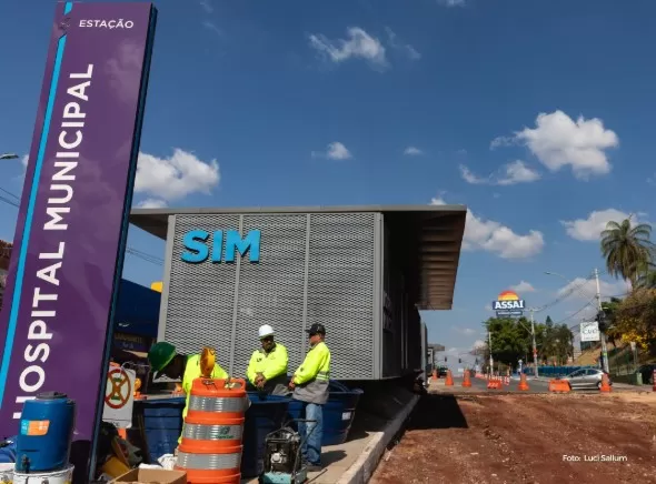 Obras na Av. João César de Oliveira iniciam preparação para o SIM em Contagem