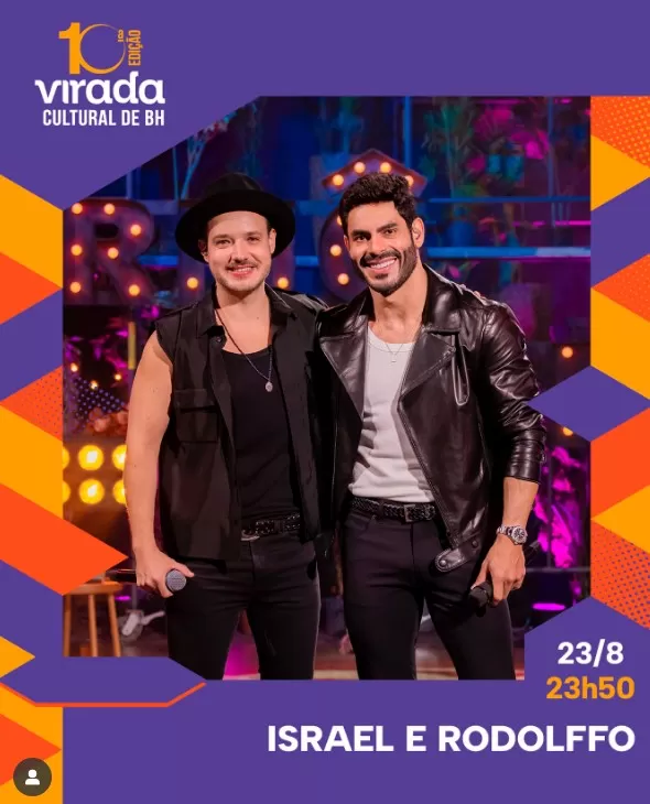 Israel & Rodolffo são confirmados na 10ª edição da Virada Cultural de BH