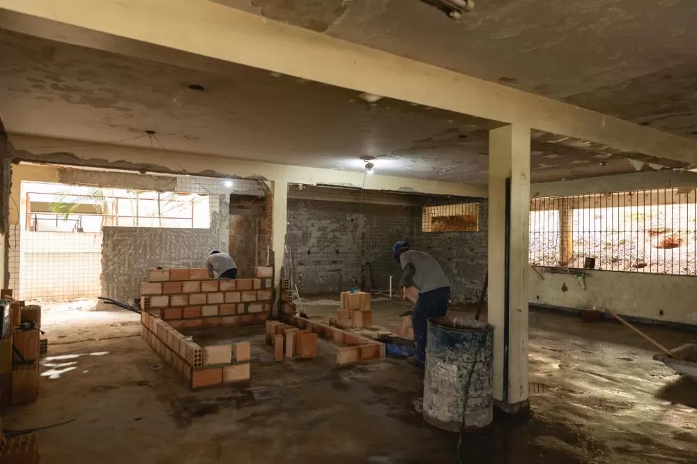 Obras do novo Restaurante Popular Ressaca avançam em Contagem