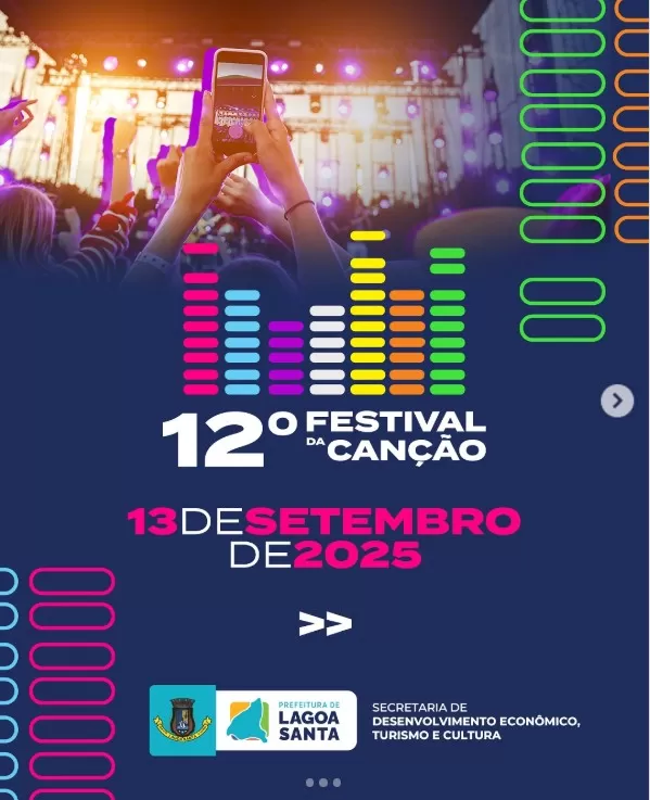 Lagoa Santa abre inscrições para XII Festival da Canção 2025