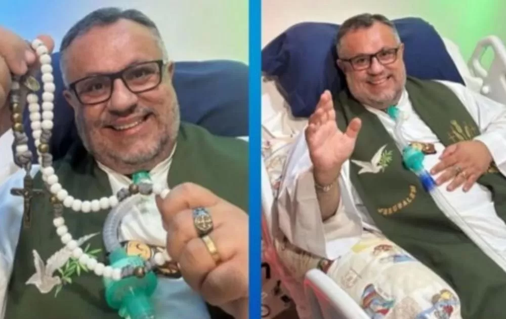 Internado em SP, padre mineiro enfrenta doença rara e toma 281 remédios diariamente