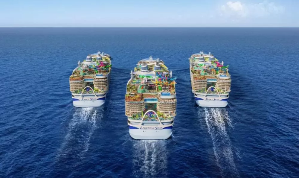 Maior navio de cruzeiro do mundo é lançado ao mar e terá operações a partir de 2026