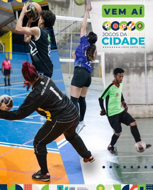 Basquete, futsal, vôlei e muito mais: Lagoa Santa se prepara para os Jogos da Cidade