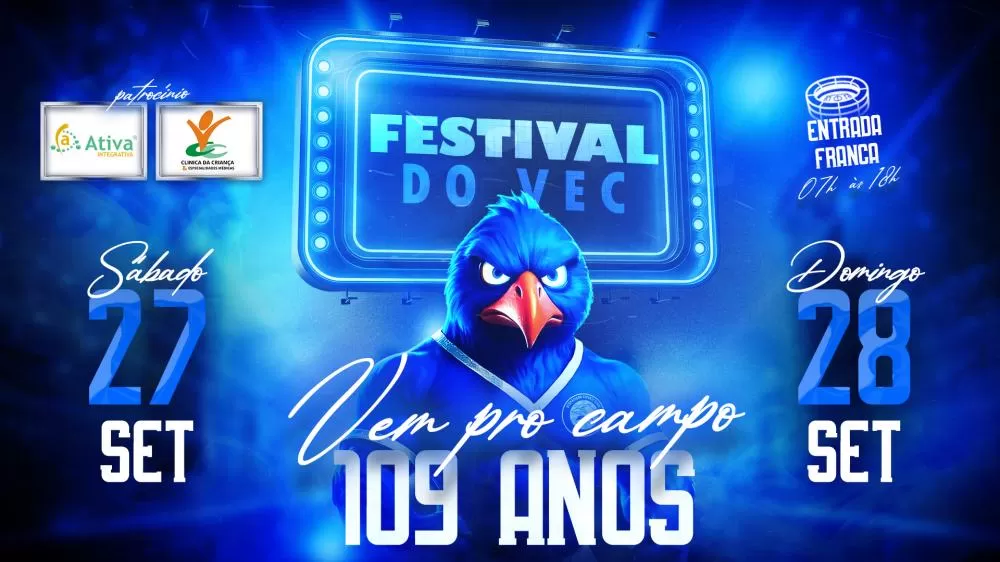 O Vespasiano celebra 109 anos com grande festival de esporte, cultura e música