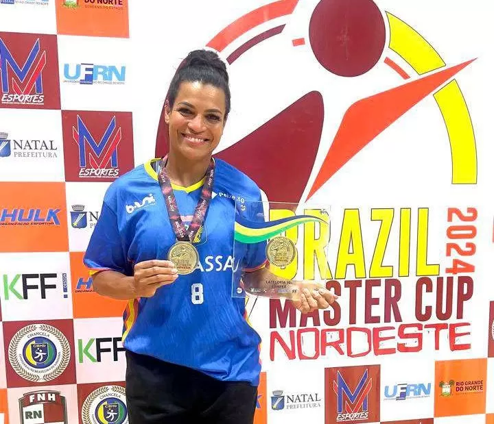 Goleira de Sete Lagoas é chamada para defender a Seleção Brasileira Master de Handebol