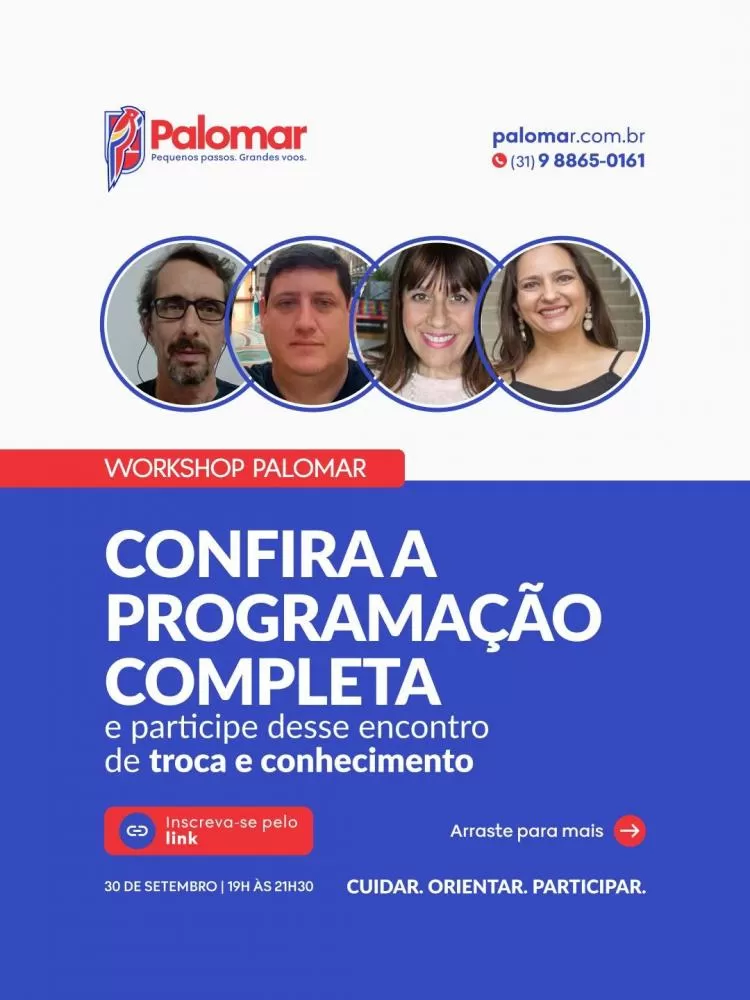 Escola Palomar realiza workshop para integrar famílias e educadores