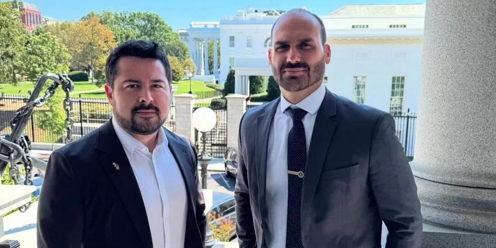 PGR denuncia Eduardo Bolsonaro e Paulo Figueiredo por coação no curso de processo