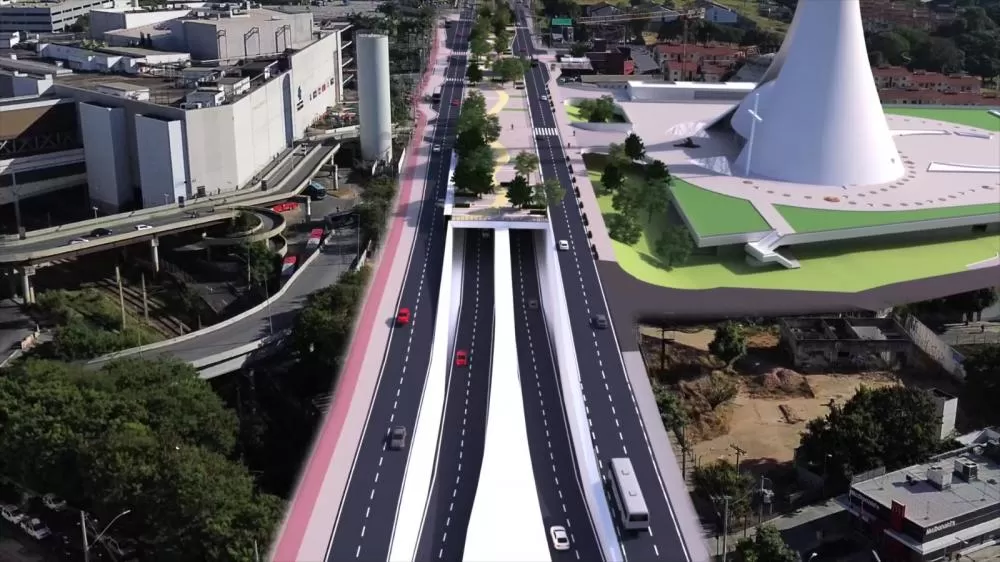 Confira a nova rota para chegar ao Shopping Estação BH durante as obras na Cristiano Machado