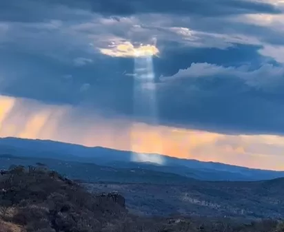 Luz celestial na Serra do Cipó encanta visitantes e viraliza nas redes sociais
