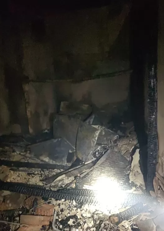 Idoso morre em incêndio em residência no bairro São Geraldo em Lagoa Santa